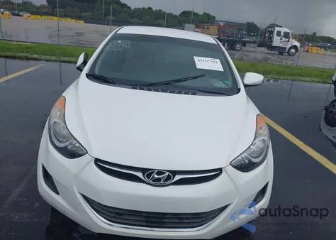 2013 Hyundai Elantra Gls from USA, damaged, VIN 5NPDH4AE4DH453798